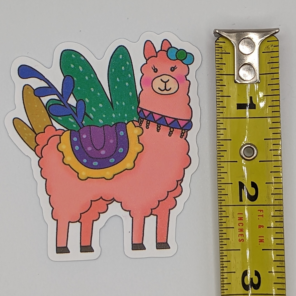Llama Sticker - Picture 2 of 2